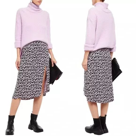 maje- Jipanta Midi Skirt spandex blend skirt