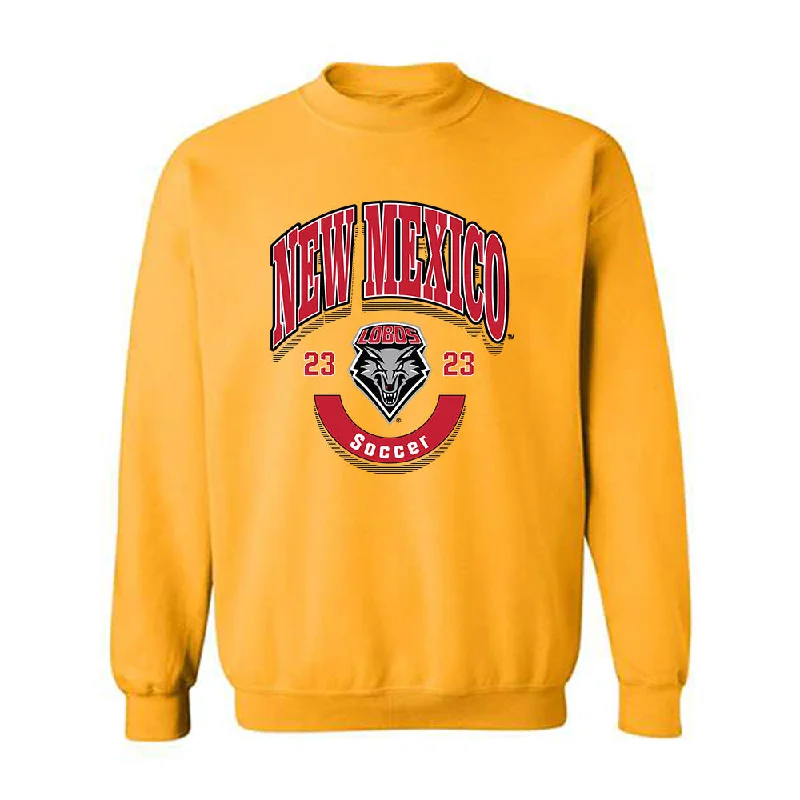 New Mexico - NCAA Women's Soccer : Presley Devey - Classic Fashion Shersey Crewneck Sweatshirt Hoodie with Raw Hem Edgy Unfinished