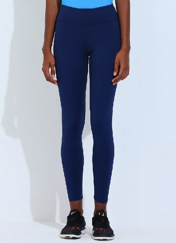 Running Leggings (Navy) Comfortable Plus Size Leggings