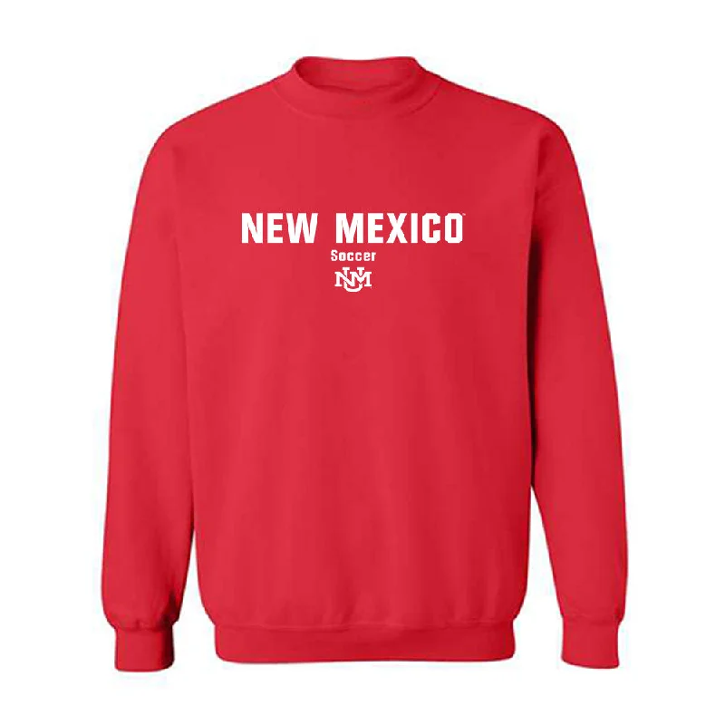 New Mexico - NCAA Women's Soccer : Presley Devey - Classic Shersey Crewneck Sweatshirt Hoodie with Fur Luxurious Winter