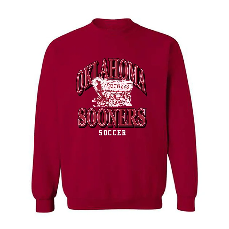 Oklahoma - NCAA Women's Soccer : Kiersten Smith - Classic Shersey Crewneck Sweatshirt Hoodie with Hem Drawcord Adjustable Customizable