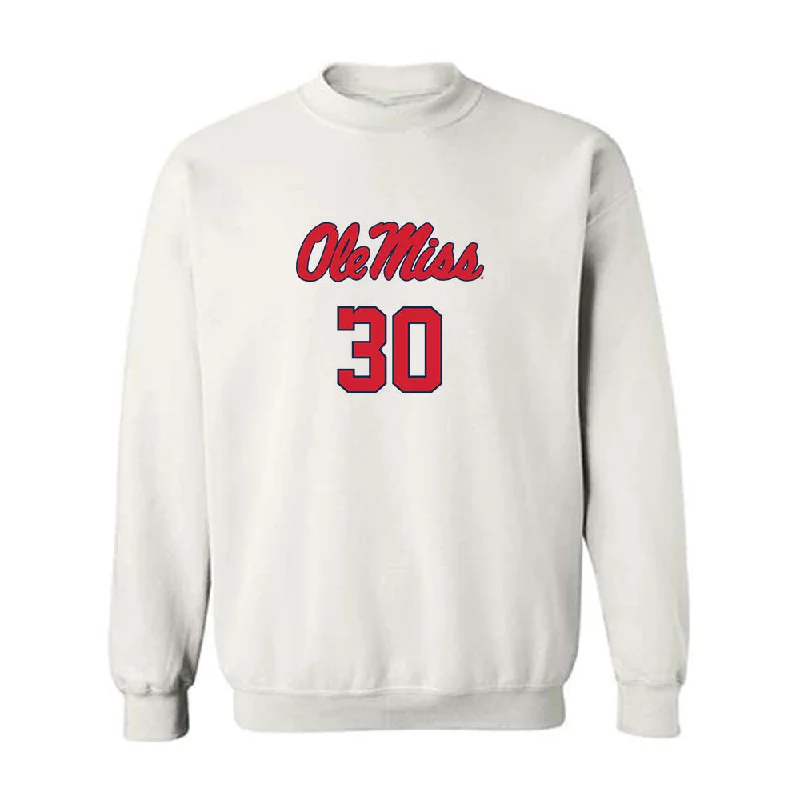 Ole Miss - NCAA Women's Soccer : Sofia Barrie - Replica Shersey Crewneck Sweatshirt Hoodie with Elastic Waist Stretchable Comfortable