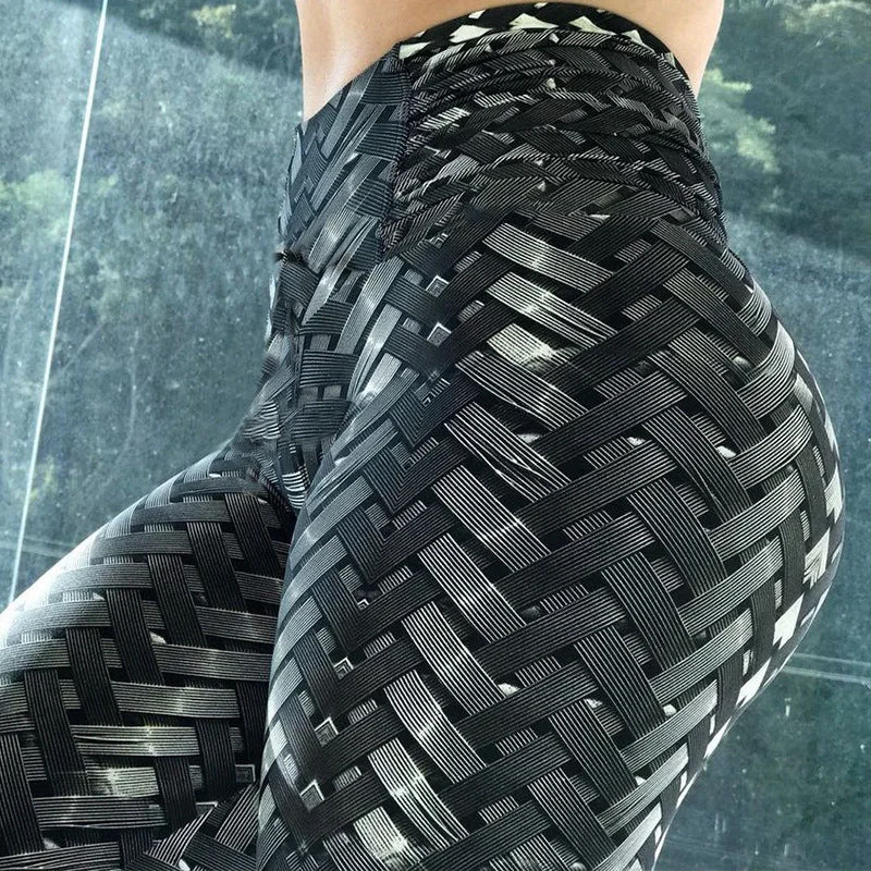 Wholesale printed women's yoga leggings（CL9756） Trendy Sweat-Wicking Workout Leggings