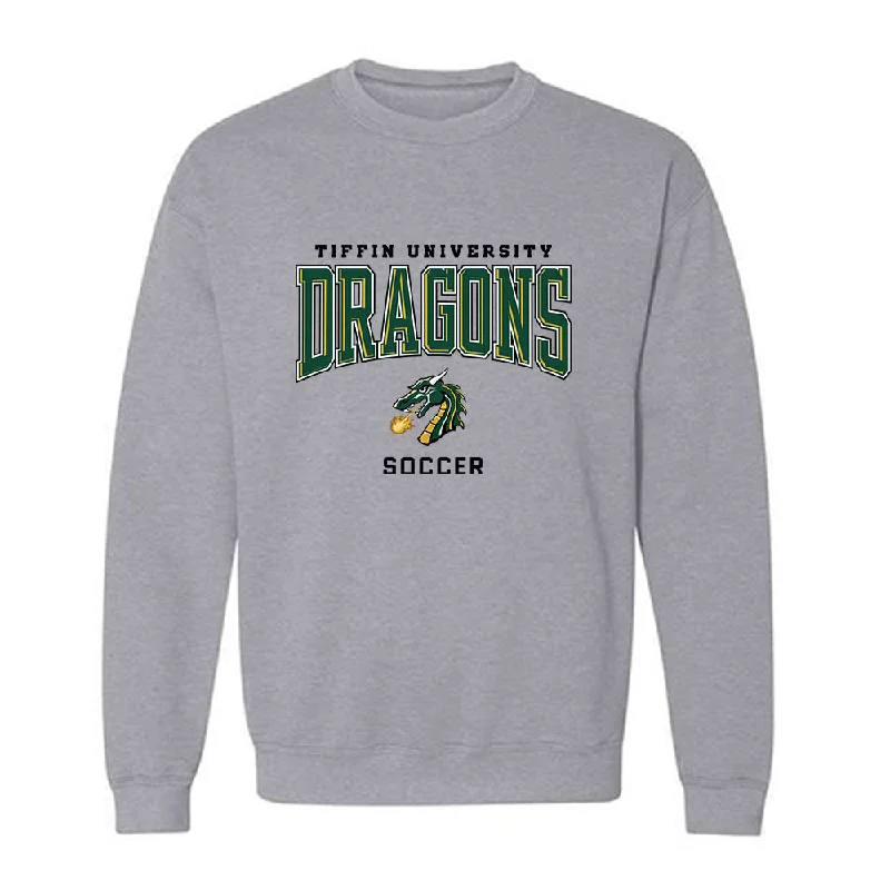 Tiffin - NCAA Women's Soccer : Malia Marinelli - Crewneck Sweatshirt Hoodie with Elastic Cuffs Stretchable Comfortable