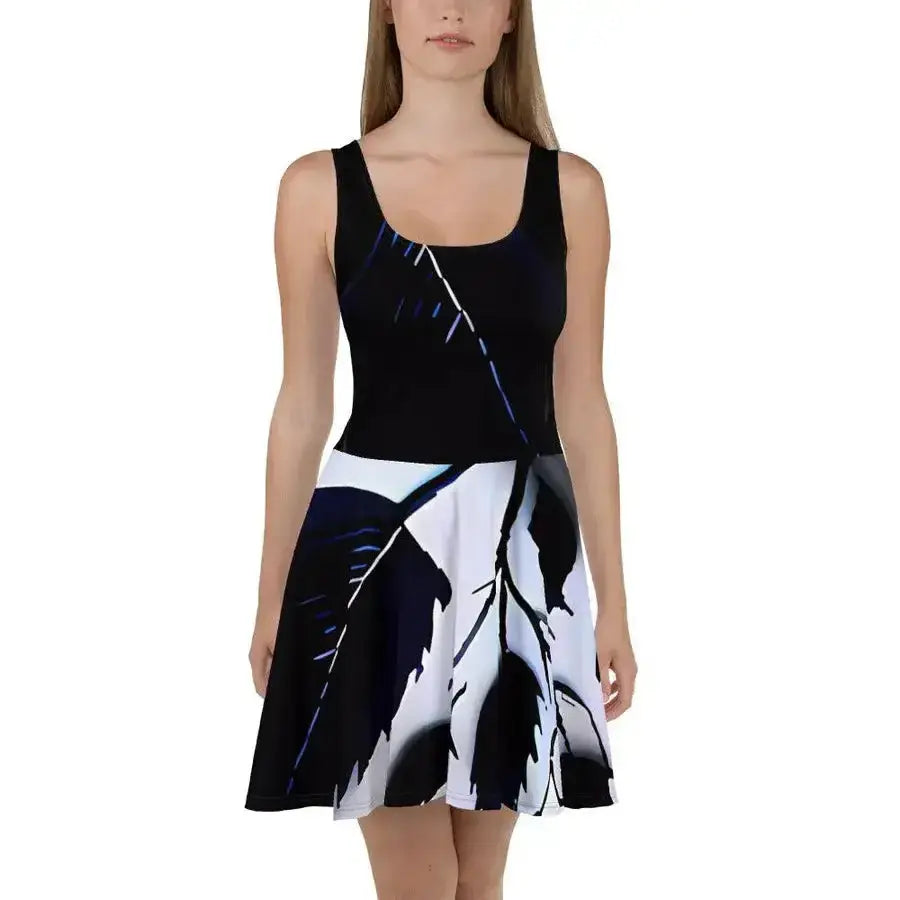 Monochrome skater dress Tunics Seasonal trendy