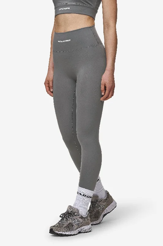 Leya Leggings Deep Grey White Stylish Patterned Active Leggings