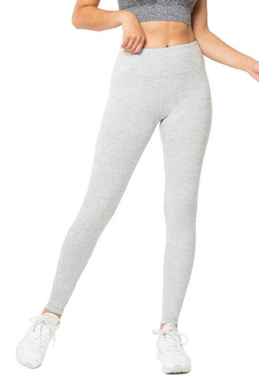 Ladies Warmhand Herringbone Leggings, 28" Inseam Comfortable Yoga Tights Leggings
