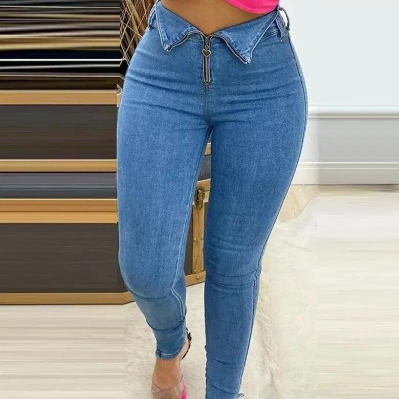 Wholesale fashion casual casual jeans Leggings（CL8938） Fashionable Printed Leggings