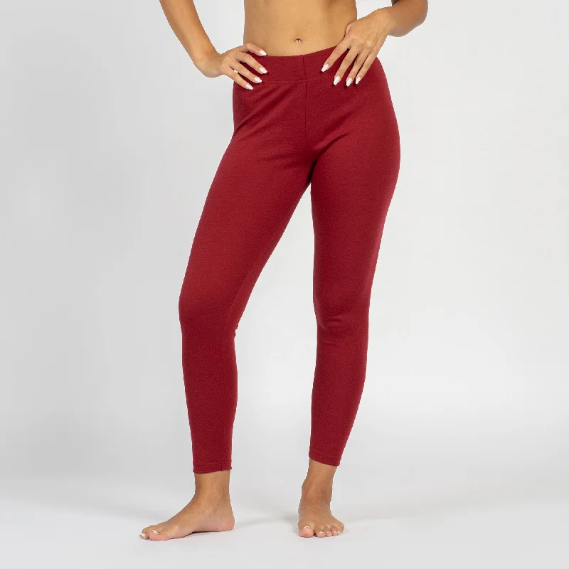 Women's 250 Leggings Royal Cherry Fashionable Fitted Workout Leggings