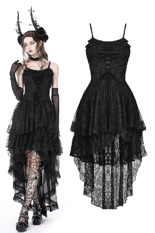 Dark Faerie Lace Dress Tunics Trendy modern