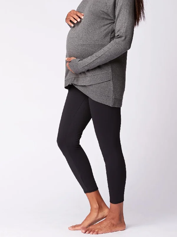 Monica Maternity Ankle Legging Cozy Cotton Leggings