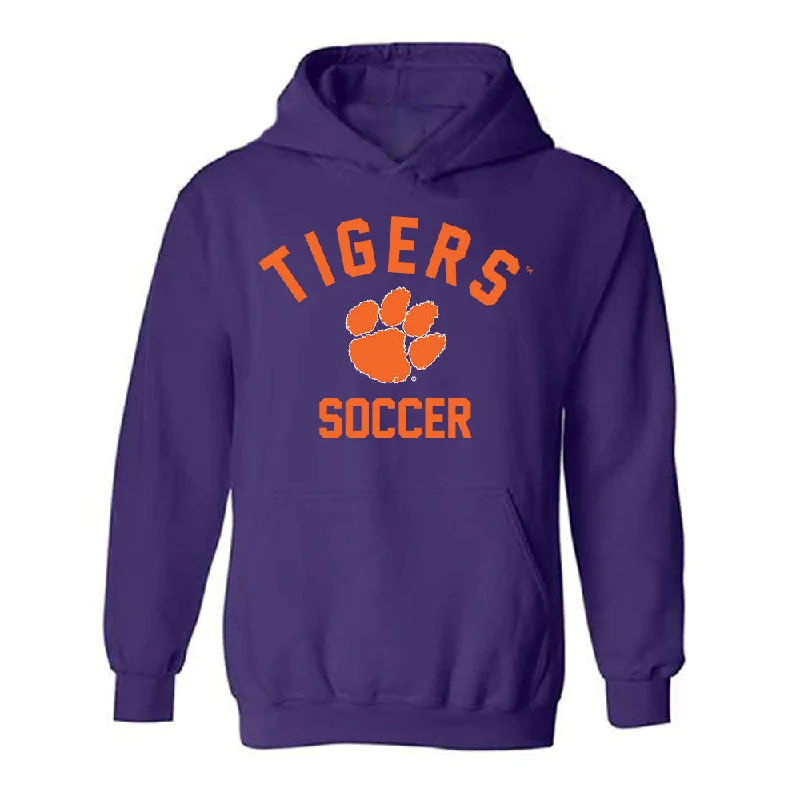 Clemson - NCAA Women's Soccer : Ella Johnson - Classic Shersey Hooded Sweatshirt Hoodie with Ribbed Hem Stretchable Secure