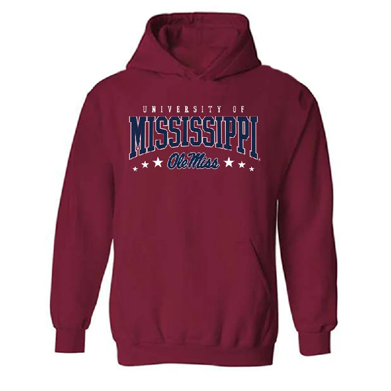 Ole Miss - NCAA Women's Soccer : Sofia Barrie - Fashion Shersey Hooded Sweatshirt Hoodie with Slit Hem Functional Movement