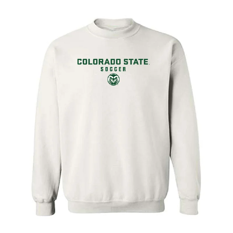 Colorado State - NCAA Women's Soccer : Kaja Dionne - Classic Shersey Crewneck Sweatshirt Hoodie with Front Slit Layering Stylish