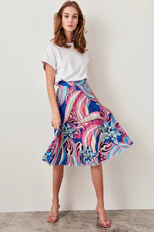 Trendyol Piliseli Skirts silk skirt luxurious