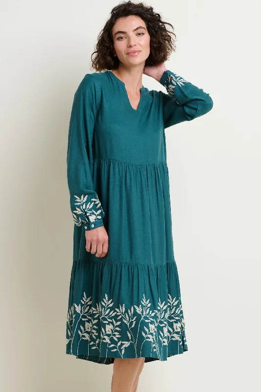 Anwen Embroidered Dress Tunics Canvas sturdy