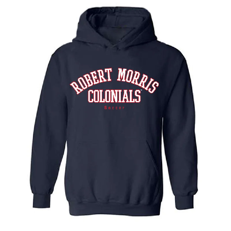 Robert Morris - NCAA Women's Soccer : Shauna Gamble - Classic Fashion Shersey Hooded Sweatshirt Hoodie with Pocket Utility Practical