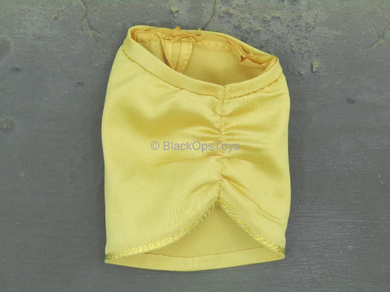 Nefertiti - Yellow Skirt velvet skirt luxury