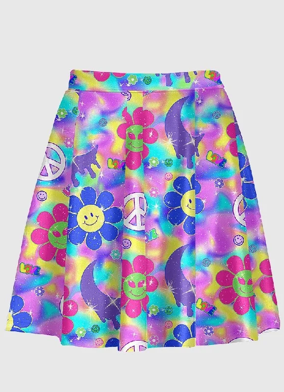 Peace & Love Flare Skirt tulle skirt dreamy