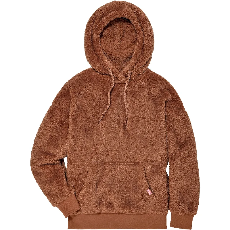 Women's UGG Loyra Sherpa Hoodie Cedar Bark Hoodie with Pattern Geometric Abstract