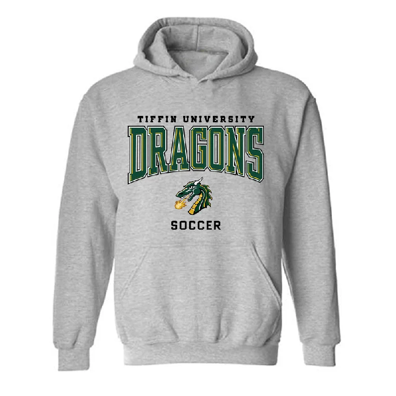 Tiffin - NCAA Women's Soccer : Malia Marinelli - Hooded Sweatshirt Hoodie with Puffed Sleeves Voluminous Trendy