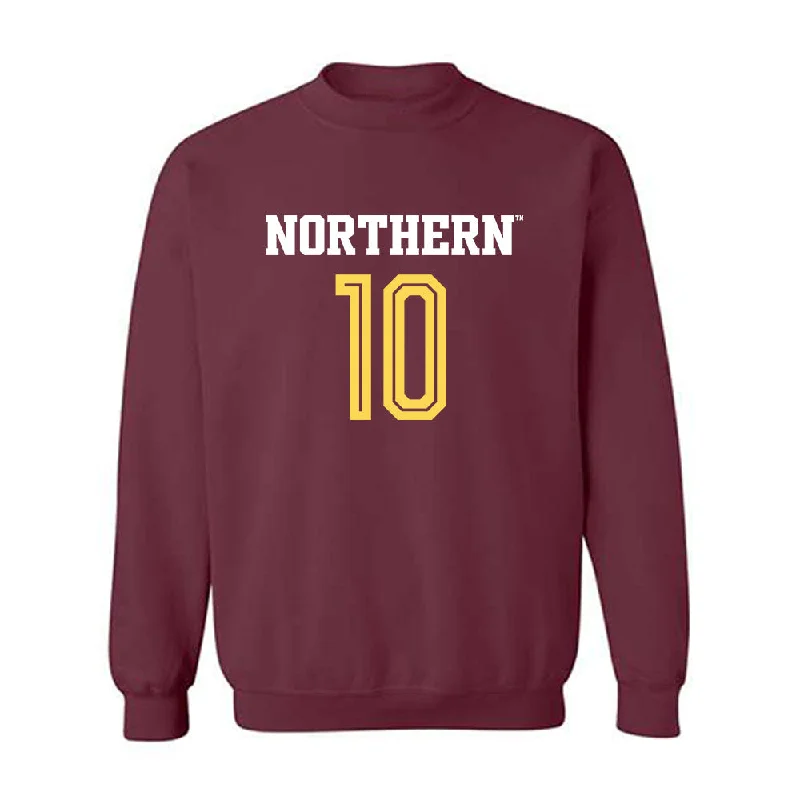 NSU - NCAA Women's Soccer : Deshani Peters - Replica Shersey Crewneck Sweatshirt Hoodie with Contrast Stitching Detailed Premium