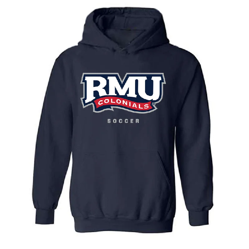 Robert Morris - NCAA Women's Soccer : Shauna Gamble - Classic Shersey Hooded Sweatshirt Hoodie with Illustration Artistic Creative