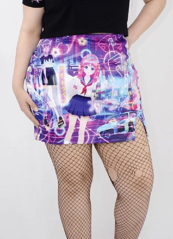 Plus Size Shibuya After Hours Skirt linen skirt breathable