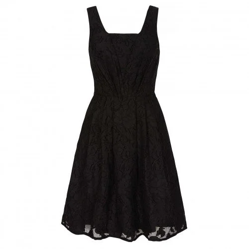 Yumi Womens/Ladies Jacquard Organza Dress Tunics Office stylish
