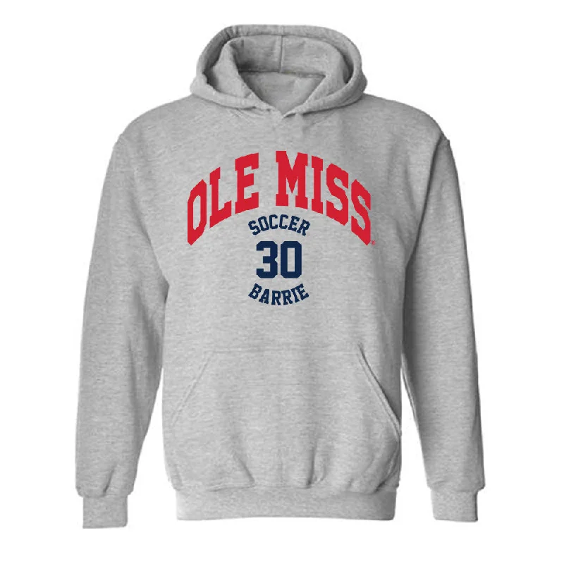 Ole Miss - NCAA Women's Soccer : Sofia Barrie - Classic Fashion Shersey Hooded Sweatshirt Hoodie with Toggle Buttons Decorative Unique