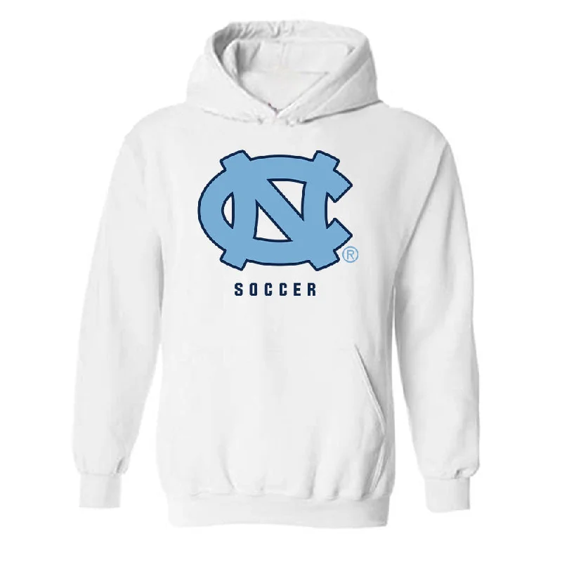 UNC - NCAA Women's Soccer : Caitlin Mara - Classic Shersey Hooded Sweatshirt Hoodie with Zipper Placket Modern Functional