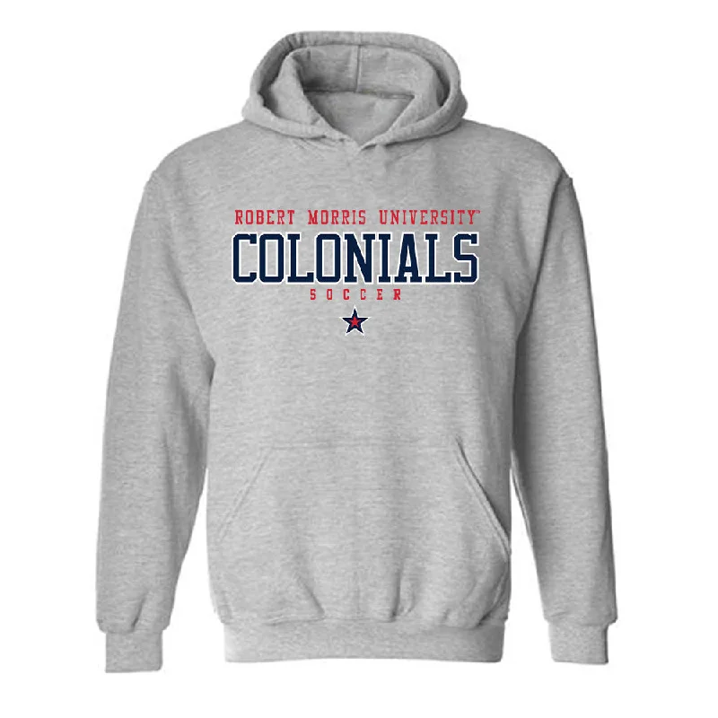 Robert Morris - NCAA Women's Soccer : Shauna Gamble - Classic Shersey Hooded Sweatshirt Hoodie with Fur Luxurious Winter