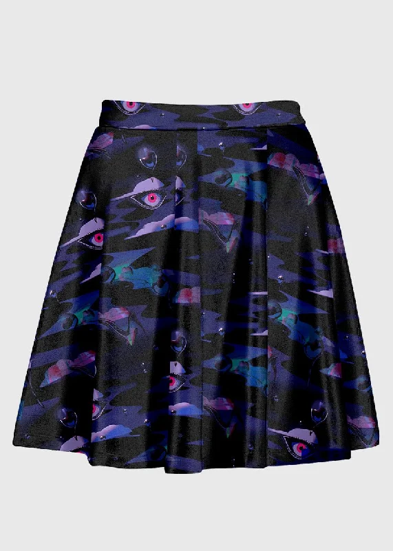 Plus Skirt Night Realm Dreamcore Skirt linen skirt airy