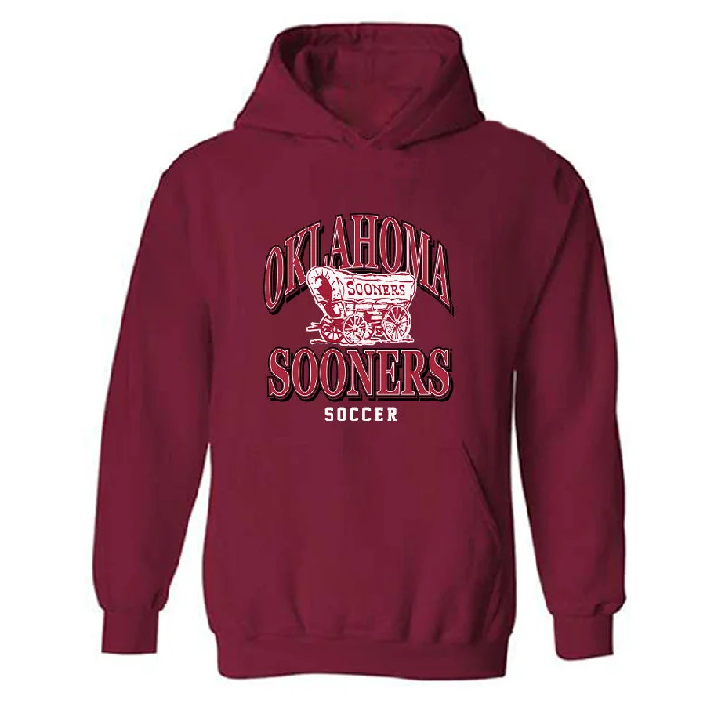 Oklahoma - NCAA Women's Soccer : Kiersten Smith - Classic Shersey Hooded Sweatshirt Hoodie with Hem Ribbing Snug Secure