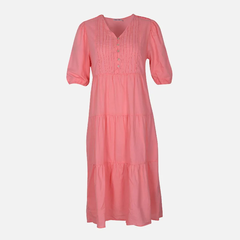 LADIES CASUAL LONG DRESS Boatneck Modish Everyday