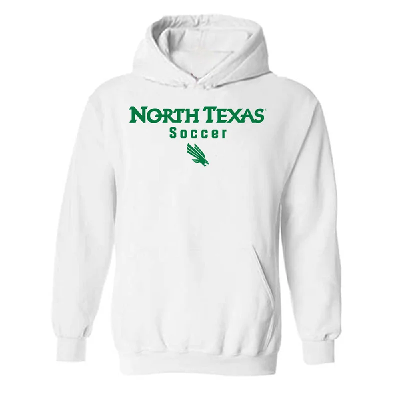 North Texas - NCAA Women's Soccer : Rachel Roebuck - Classic Shersey Hooded Sweatshirt Hooded Sweatshirt Casual Wear Street Style
