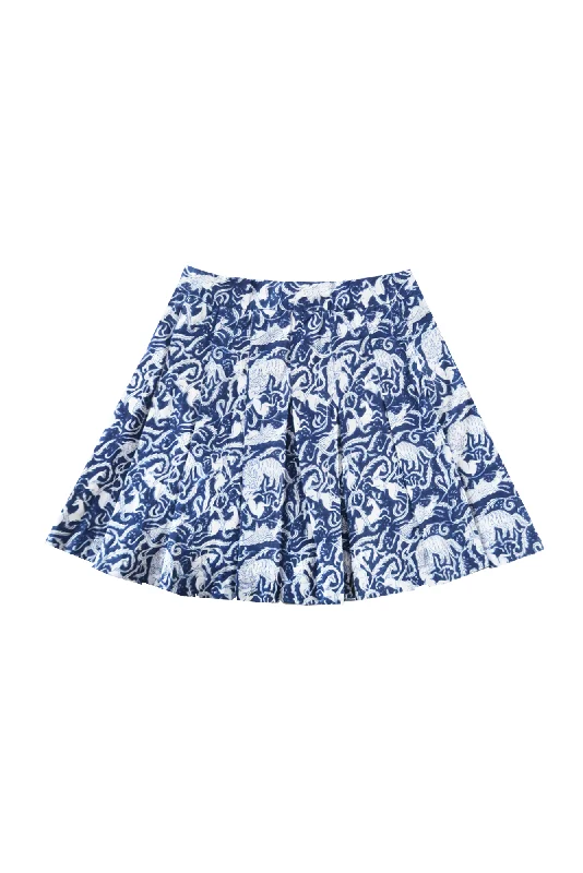 Chamba Skirt (Dark Blue) chiffon skirt lightweight