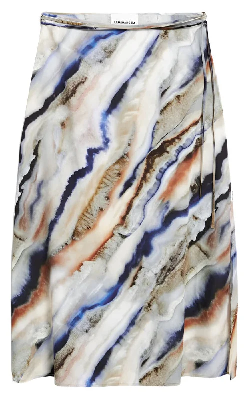 ARMEDANGELS Graatia pärlaa skirt cinnamon dust women patchwork skirt art