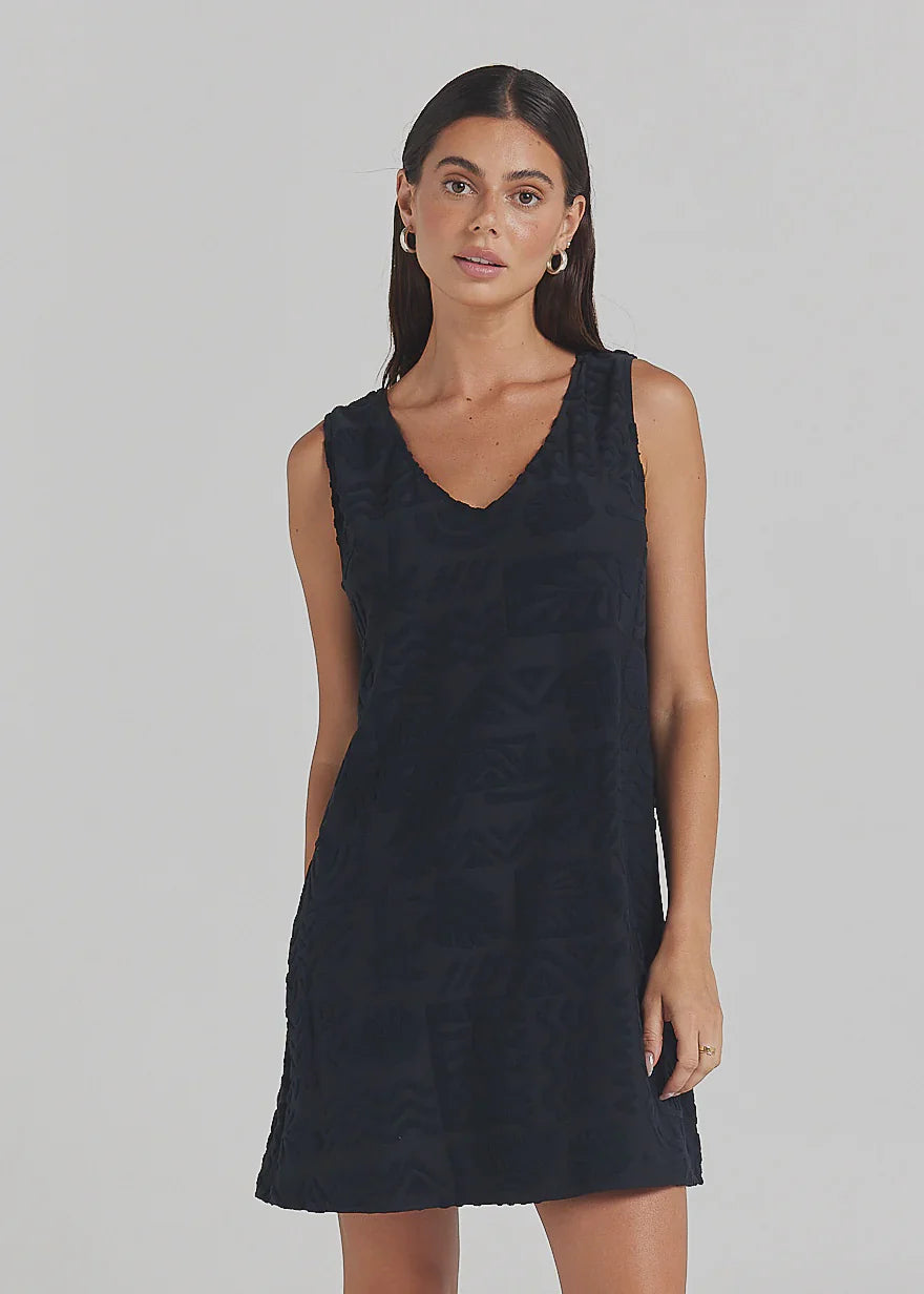 Mai Tai V Tunic Dress - Black Tunics Solid Classic