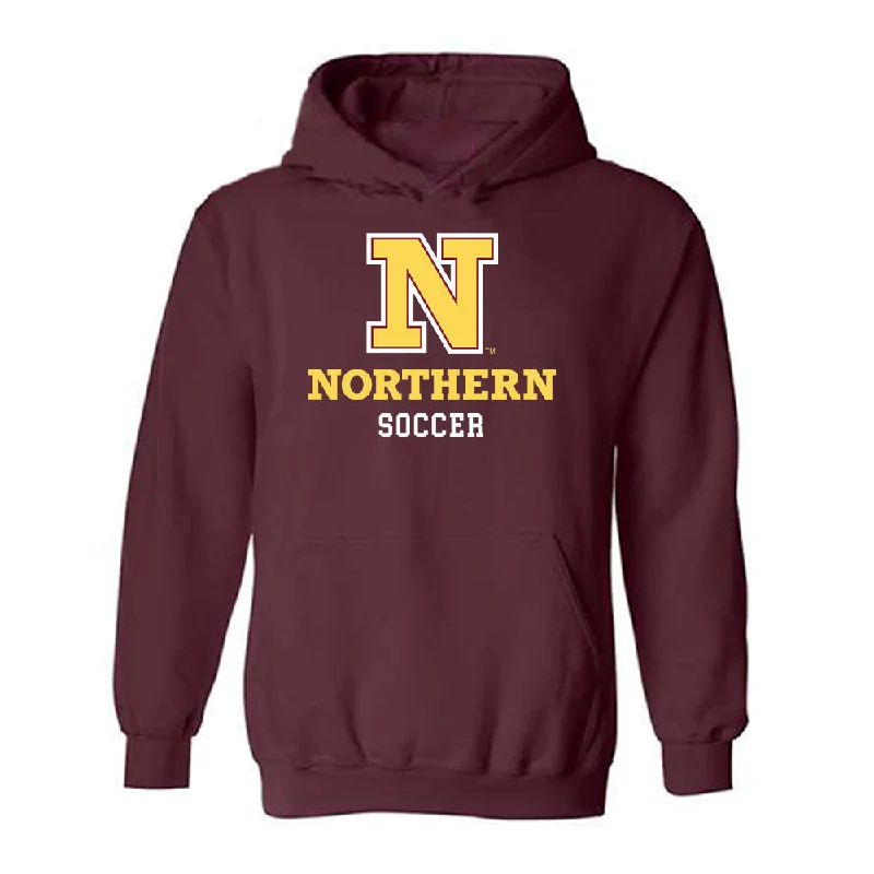 NSU - NCAA Women's Soccer : Deshani Peters - Classic Shersey Hooded Sweatshirt Hoodie with Frayed Bohemian Relaxed