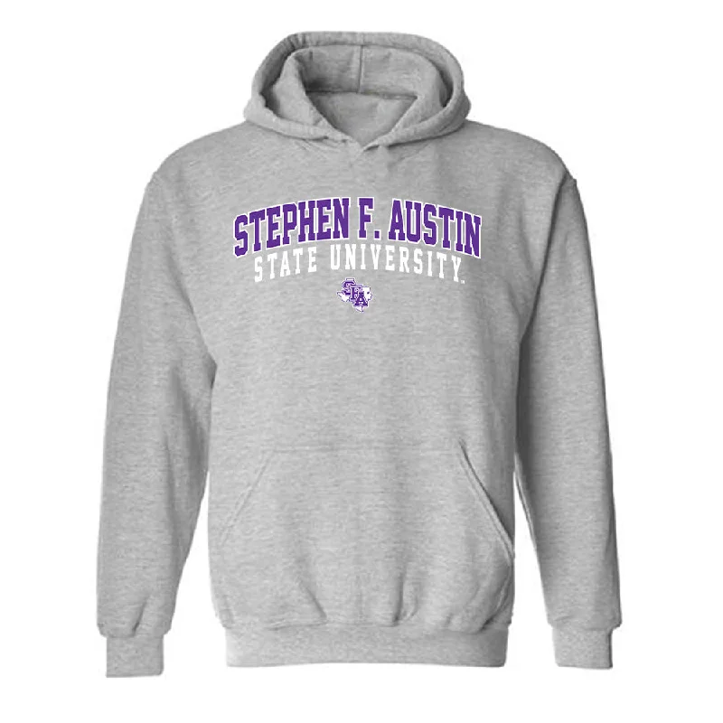 SFA - NCAA Women's Soccer : Alex Bayouth - Hooded Sweatshirt Hoodie with Applique Textured Unique