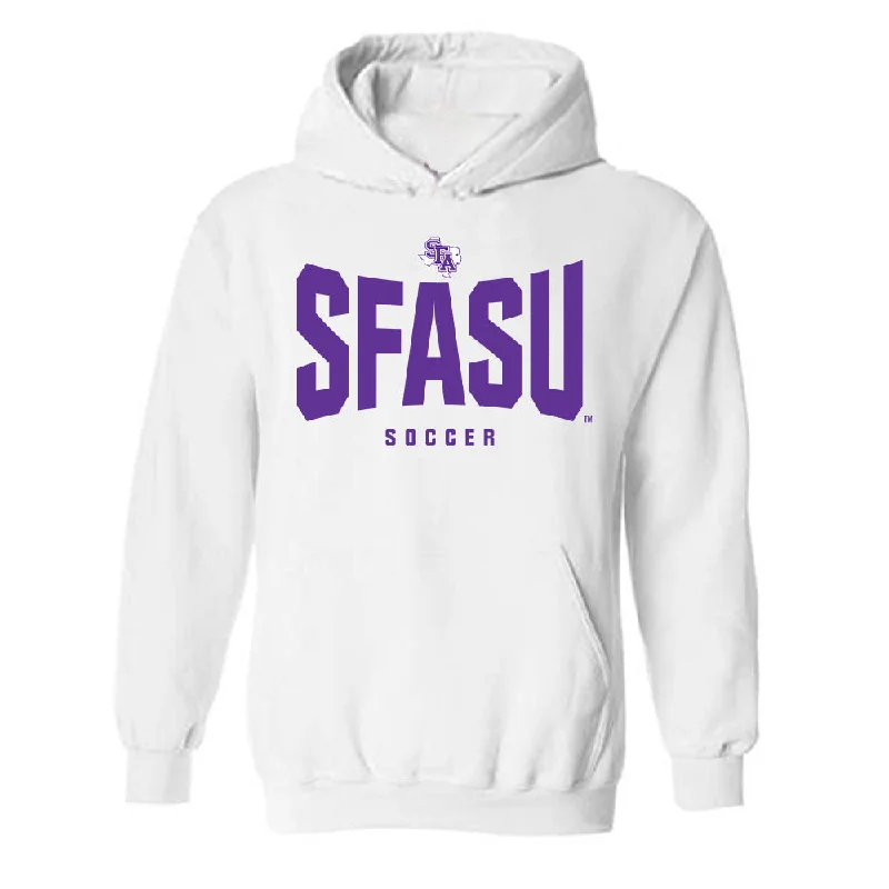 SFA - NCAA Women's Soccer : Alex Bayouth - Hooded Sweatshirt Hoodie with Rhinestones Sparkly Elegant