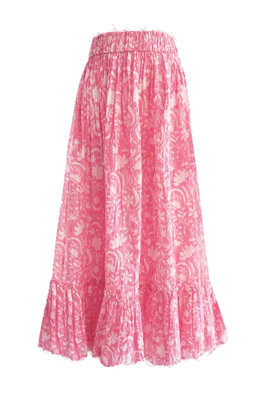 Mysore Skirt (Pink) chiffon skirt airy