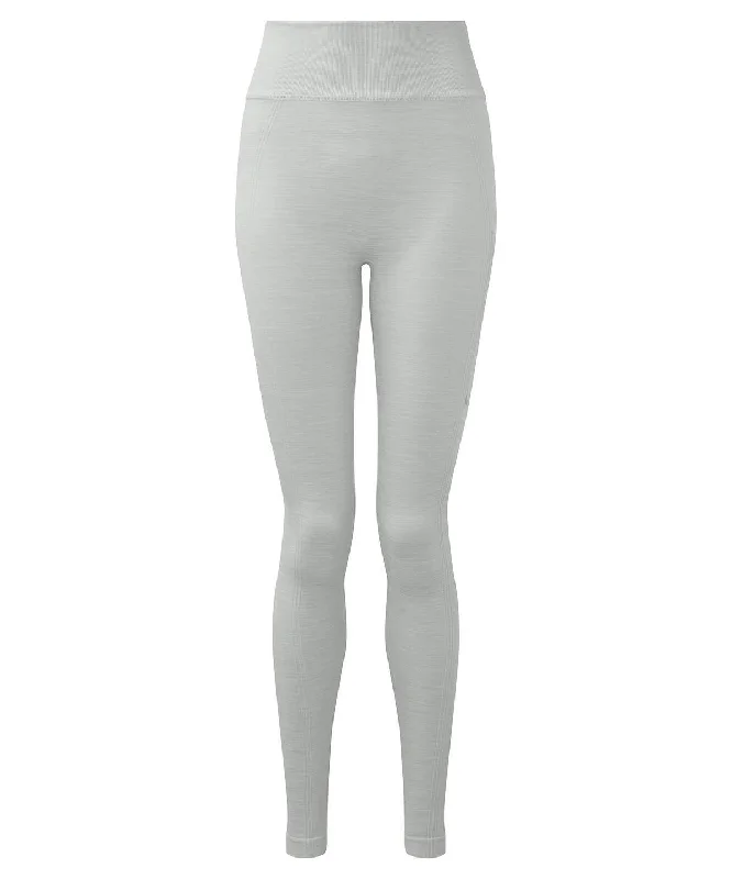Cool Grey Melange - Women's TriDri® recycled seamless 3D fit multi-sport flex leggings Comfortable Workout Fitness Leggings