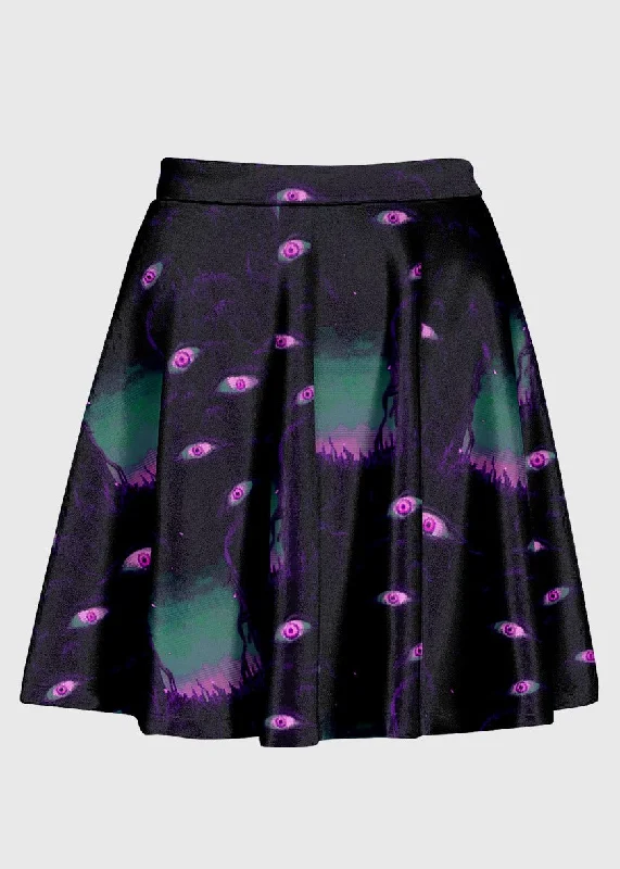 Plus Size Hidden Realm Weirdcore skirt chiffon skirt lightweight