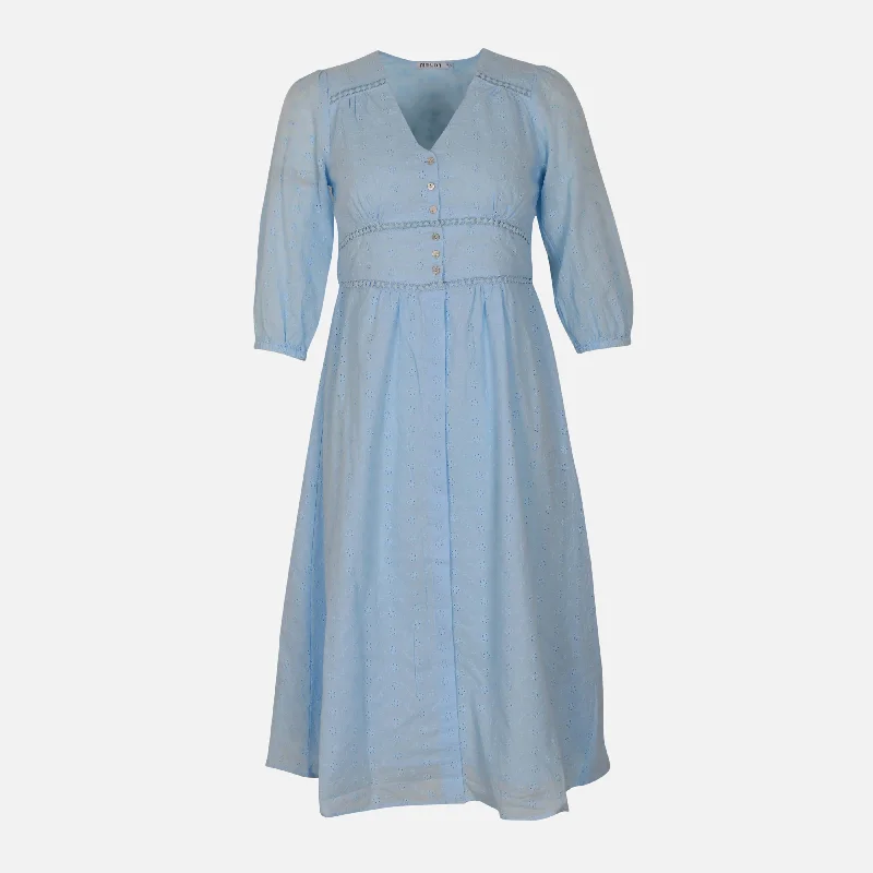 LADIES CASUAL DRESS Square Neckline Feminine