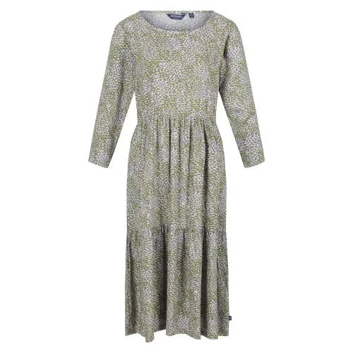 Regatta Womens/Ladies Briella Abstract Long-Sleeved Casual Dress Tunics Bridal satin
