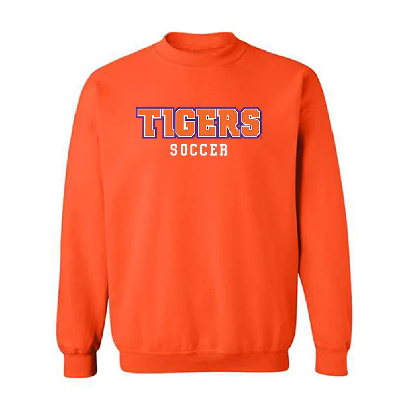 Clemson - NCAA Women's Soccer : Ella Johnson - Classic Shersey Crewneck Sweatshirt Hoodie with Hem Contrast Bold Stylish