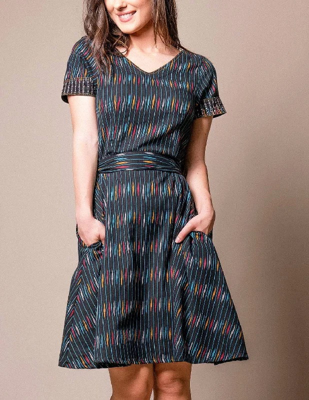 Fair Trade Tenley Dress Crew Neckline Casual