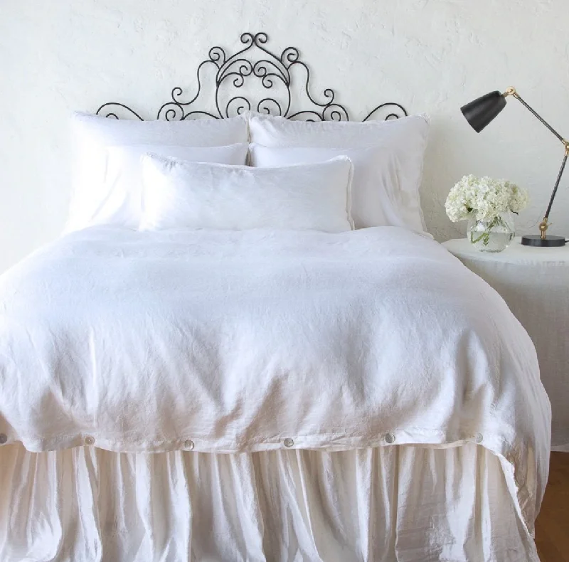 FINAL SALE Paloma Bed Skirt Bella Notte Linens STOCKED silk skirt luxurious